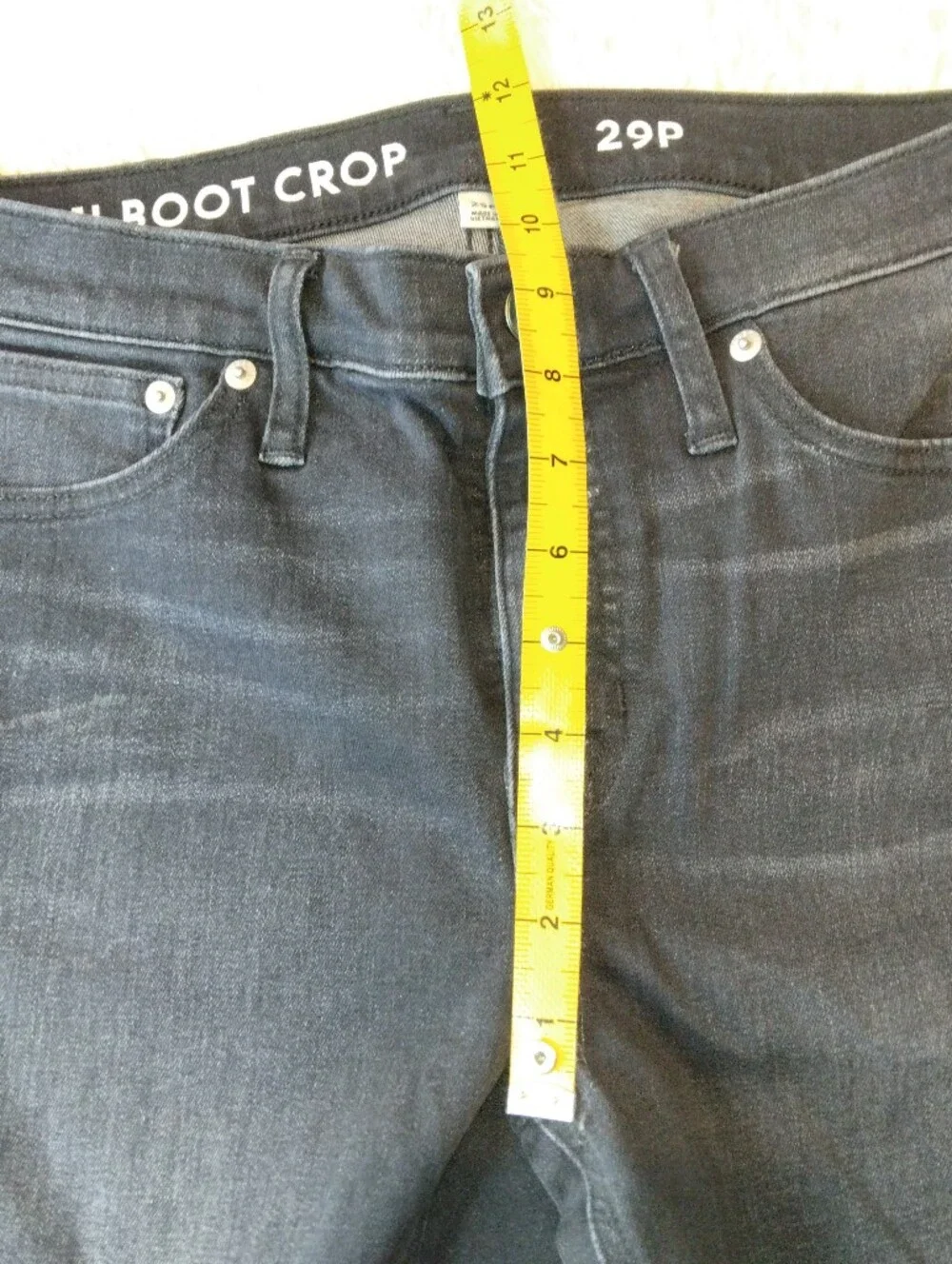 New J. Crew Demi Boot Crop Raw Hem Jeans Size 29P
